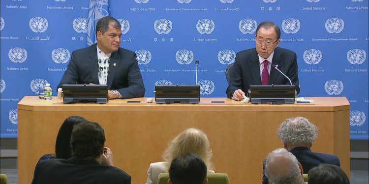 Pdte. Correa recibe a 193 delegaciones en la conferencia Hábitat III de la ONU