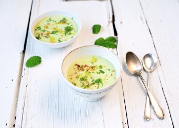 ¡Nutrición balanceada! Aguacate y pepino buenos ingredientes para una sopa
