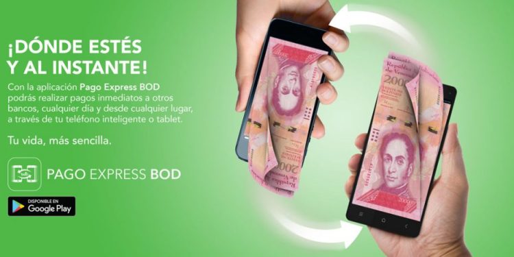 ¡Fácil y rápido! BOD se suma al pago móvil intercambiario (+App)