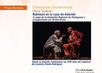 ¡Imperdible! Unearte presentará «Robinson en la casa de Asterión» el 27 y 28 de octubre (+Pieza teatral)