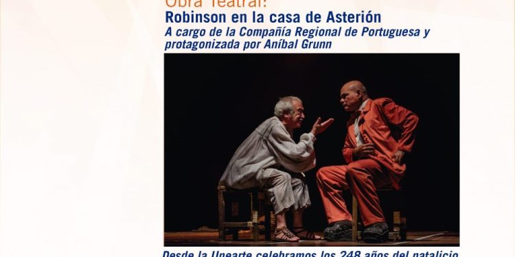 ¡Imperdible! Unearte presentará «Robinson en la casa de Asterión» el 27 y 28 de octubre (+Pieza teatral)