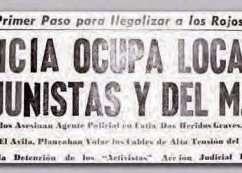 Oligarquía movida por el odio persiguió a los comunistas