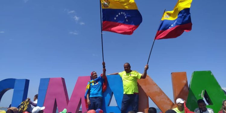 Cumaná: En respaldo al presidente Nicolás Maduro