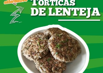 Aporta proteínas a tu organismo con estas torticas de lentejas