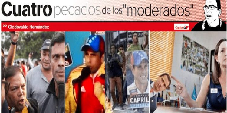 Cuatro pecados de los «moderados»