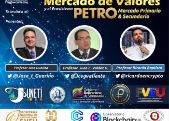 Realizarán primer seminario nacional sobre Mercado de Valores y Ecosistema Petro