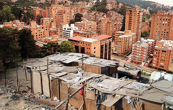 Pobres en Bógota Colombia