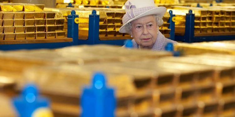 Reina Isabel y las Reservas de Oro