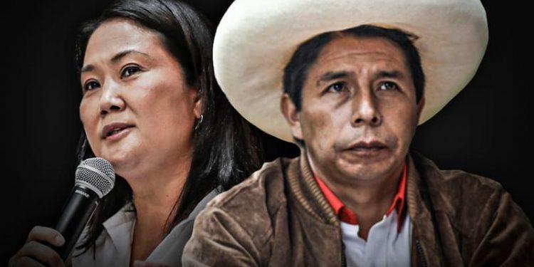 Pedro Castillo y Keiko Fujimori a la segunda vuelta