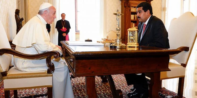 Papa Francisco y Nicolás Maduro en Roma