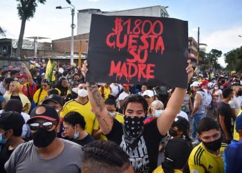 Manifestación en Colombia