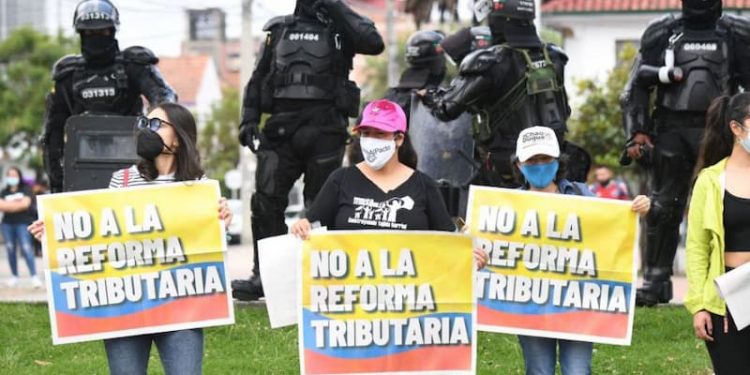 No a la reforma tributaria en Colombia