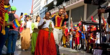 Llegada-de-Bolívar-a-Caracas