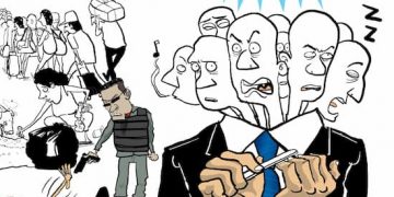 caricatura grupo de lima