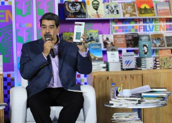 Presidente Nicolás Maduro desde la FILVEN