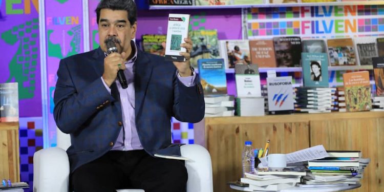 Presidente Nicolás Maduro desde la FILVEN