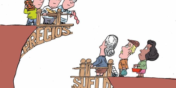 Disminuir la brecha entre precios y salarios es un reto a corto plazo