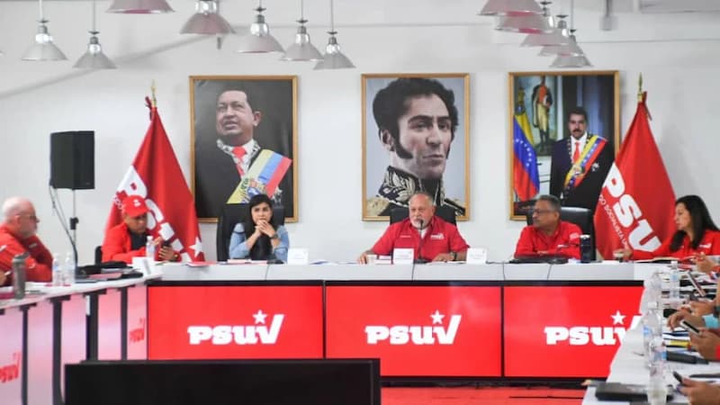 Rueda-de-prensa-del-Partido-Socialista-Unido-de-Venezuela-PSUV