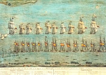 La Batalla Naval del Lago forzó la capitulación española