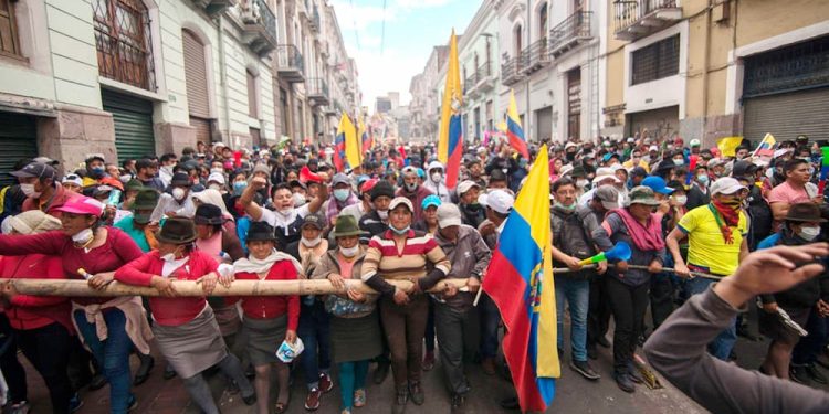 Irene León: “En Ecuador, el caos del modelo neoliberal”.