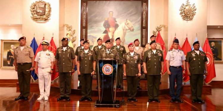 Comunicado oficial del Ministerio del Poder Popular Para la Defensa