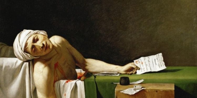 El arte de la política: La muerte de Marat, La libertad guiando al pueblo y la Francia insumisa