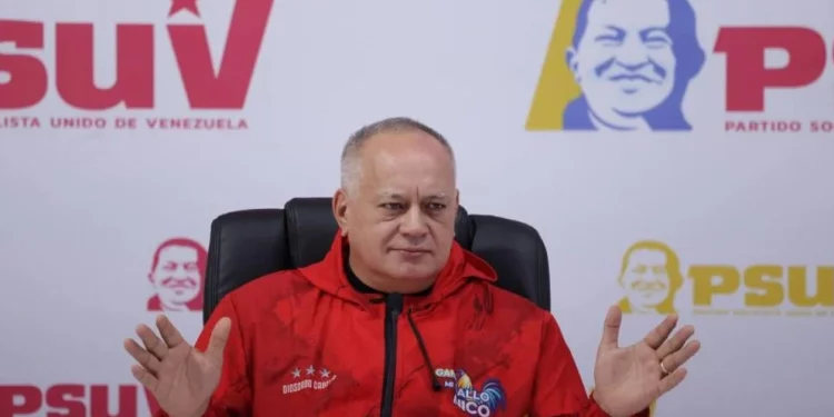 Primer vicepresidente del PSUV, Diosdado Cabello:  «contra los amargados el antídoto es la alegría».