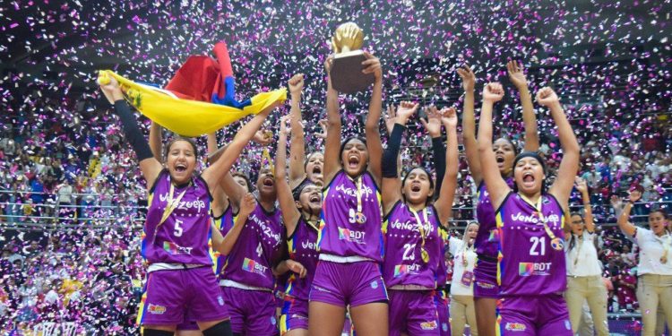 Venezuela campeona del Suramericano U15 femenino de Baloncesto