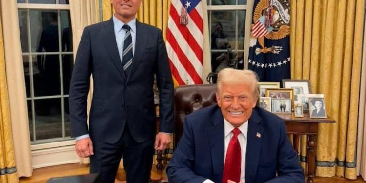 Presidente Maduro recibe al enviado especial de Donald Trump, Richard Grenell, en Caracas