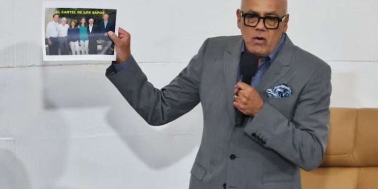 presidente de la Asamblea Nacional (AN) de Venezuela, Jorge Rodríguez