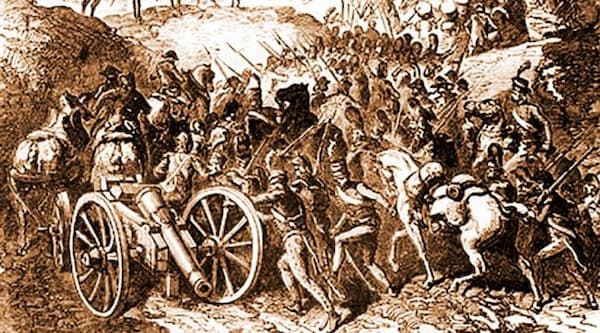 Batalla de Pichincha.
Public Domain