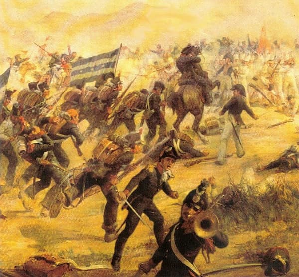 Batalla del Camino Real en Ecuador, 1820.
Public Domain