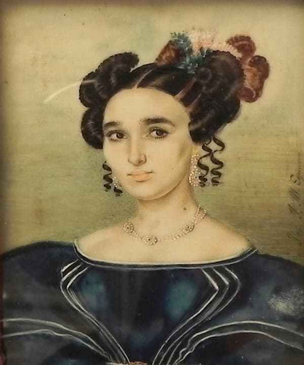 Retrato de Manuela Sáenz.
Public Domain