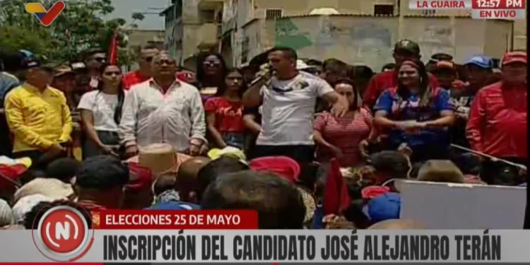 José Alejandro Terán inscribió su candidatura a la gobernación de La Guaira