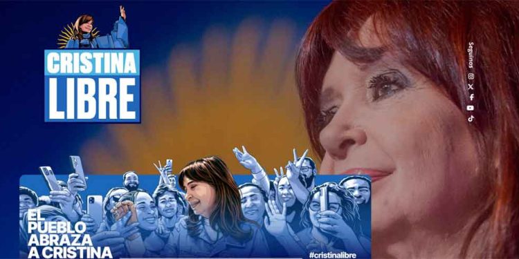 Argentina: Campaña «Cristina Libre» tiene portal web oficial