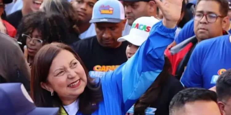 Carmen Meléndez inicia campaña para la reelección en la Alcaldía de Caracas