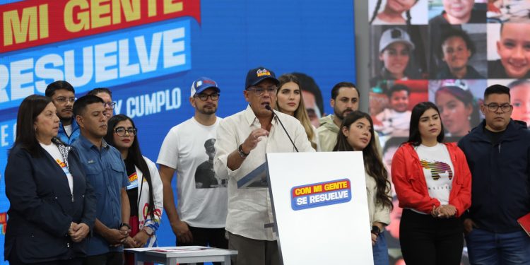 Jorge Rodríguez anuncia inicio de campaña electoral para comicios municipales con llamado a “menos escritorio, más territorio”