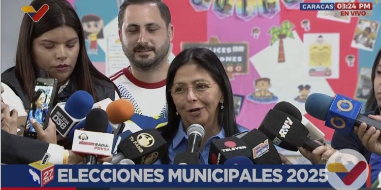 Vicepresidenta Delcy Rodríguez destaca profundización de la democracia participativa en jornada electoral