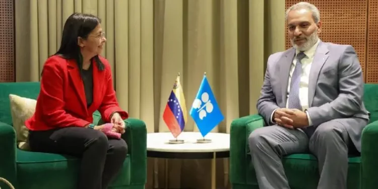 Vicepresidenta Ejecutiva Delcy Rodríguez llega a Viena para participar en el IX Seminario Internacional de la OPEP