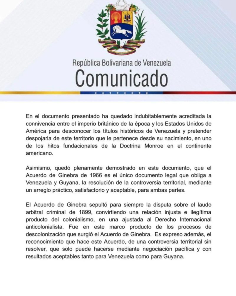Venezuela presenta ante la Corte Internacional de Justicia nuevas pruebas contundentes que reafirman su derecho soberano sobre la Guayana Esequiba 3 4958737728795684343