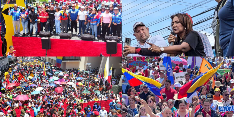 Todo el país se moviliza masivamente en apoyo al presidente Maduro, por la paz y contra el fascismo