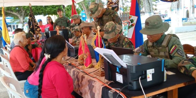 Población de la Guayana Esequiba se movilizó masivamente en jornada de alistamiento de la Milicia Bolivariana