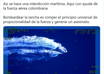 Presidente Petro muestra a EEUU cómo se hace una interdicción marítima a una narcolancha sin asesinar a nadie