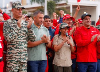 Vicepresidenta Ejecutiva lidera jornada de alistamiento militar con trabajadores petroleros en Anzoátegui
