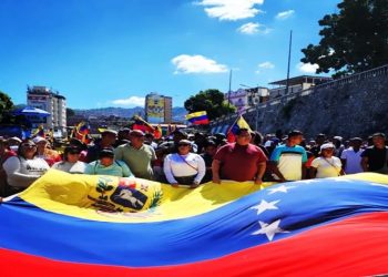 Pueblo venezolano se moviliza masivamente en Marcha de Alistados de la Milicia en defensa de la soberanía nacional