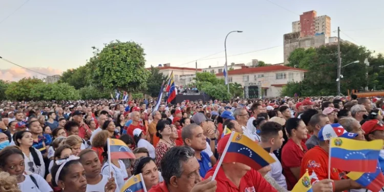 En imágenes: Cuba reafirma solidaridad con Venezuela ante amenaza militar de EE.UU.