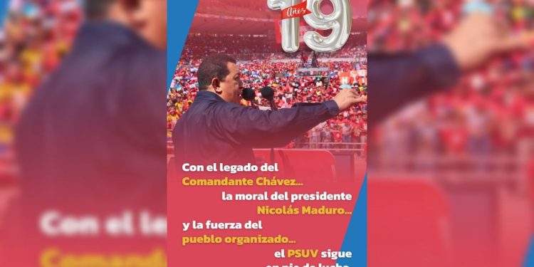 19 años en la trinchera del pueblo: El PSUV, columna vertebral de la Revolución Bolivariana