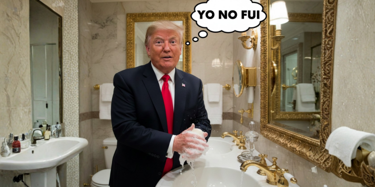 Emperador analiza el remate en el Caribe como si comentara un mal partido de golf