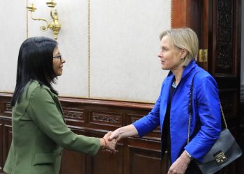 Presidenta (E) sostiene encuentro con diplomáticos de la UE, Reino Unido y Suiza