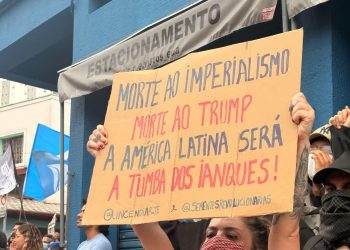 Protesta en Brasil exige liberación de Maduro y rechaza injerencia de EE.UU.